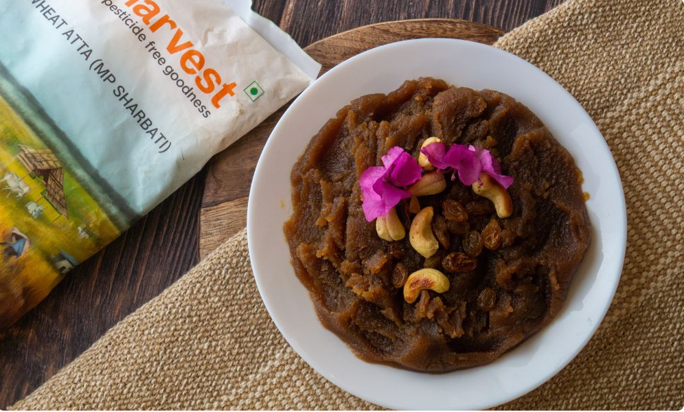 Jaggery Atta Halwa