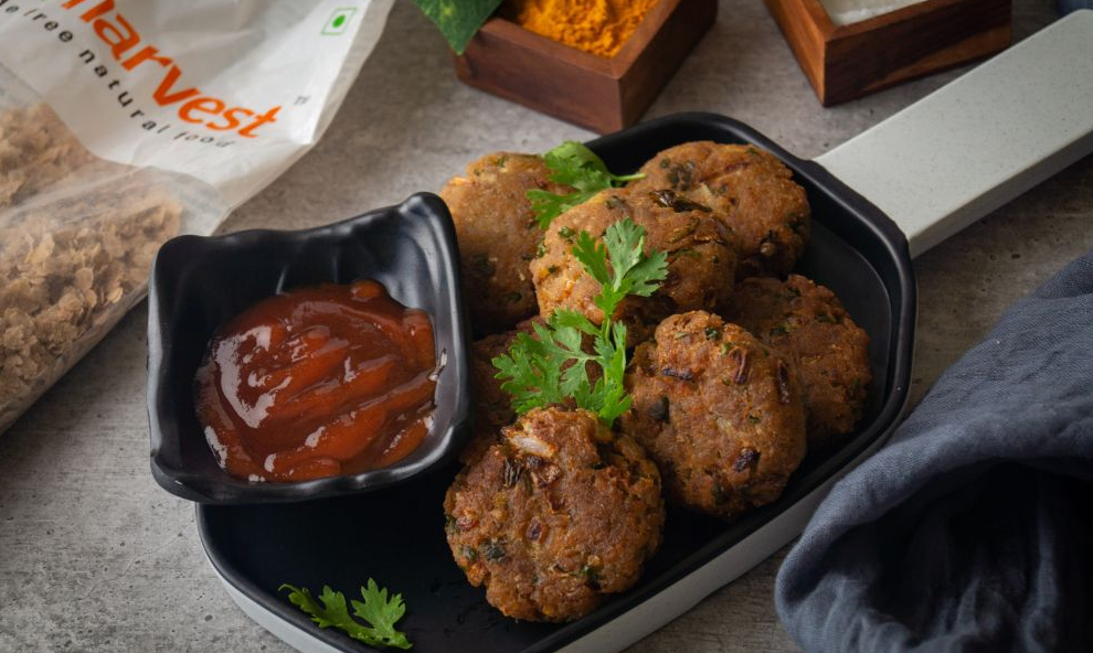 Red Poha Cutlet