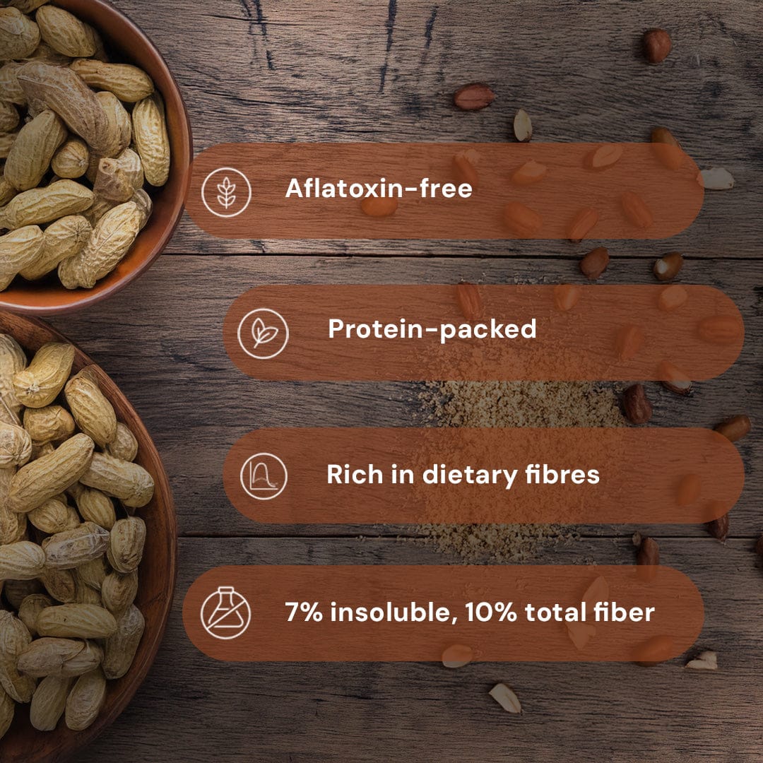 Safe Harvest groundnuts benefits — aflatoxin-free, 100% chemical-free, protein-packed raw peanuts
