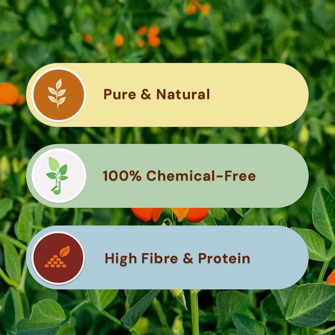 Safe Harvest pesticide-free masoor dal pure and natural 100% chemical-free high in fibre and protein.