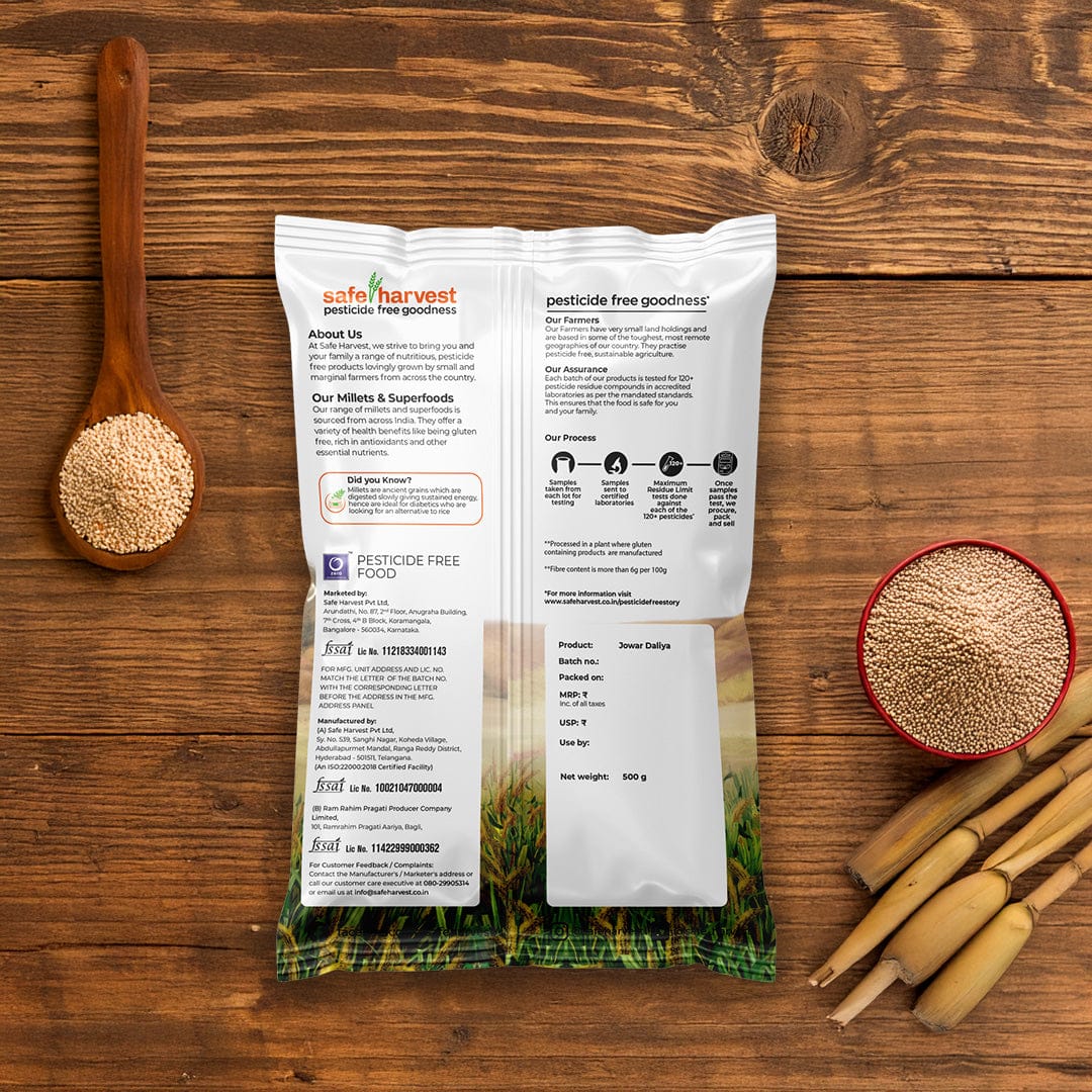 Jowar Daliya Pesticide-Free 500g