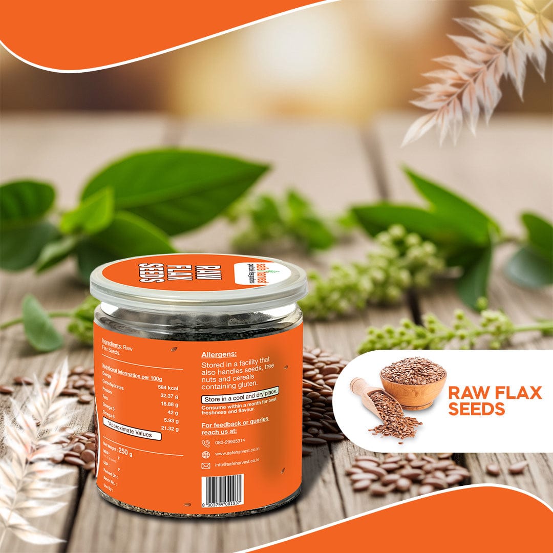 Raw Flax Seeds Pesticide-Free 250g