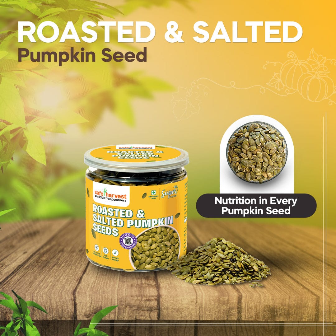 Roasted and Salted Pumpkin Seeds Pesticide-Free 200g