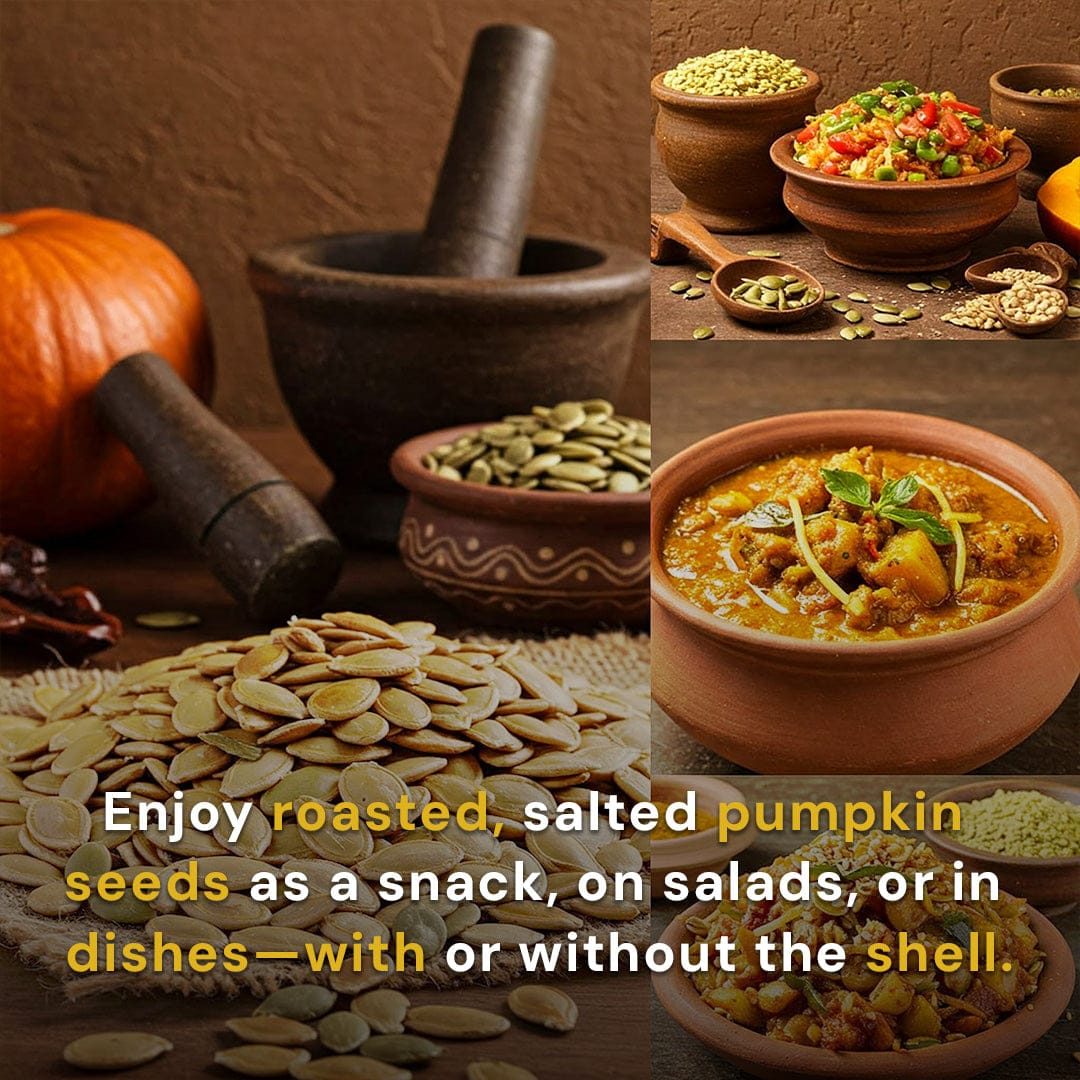 Roasted and Salted Pumpkin Seeds Pesticide-Free 200g
