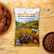 Safe Harvest pesticide-free seedless tamarind 200g pack — NABL lab tested imli, no preservatives