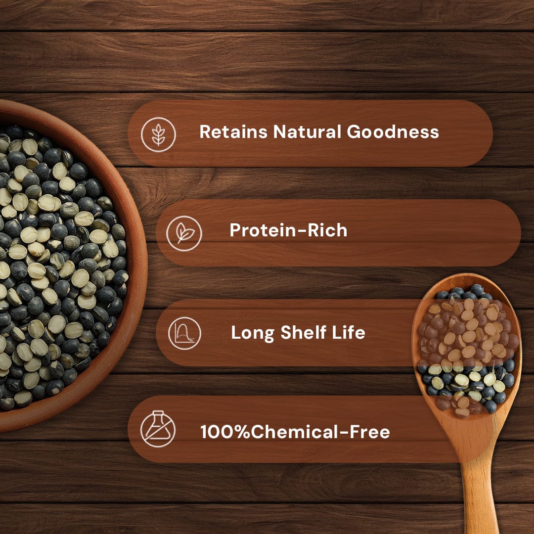 Urad Black Split Pesticide-Free 500g