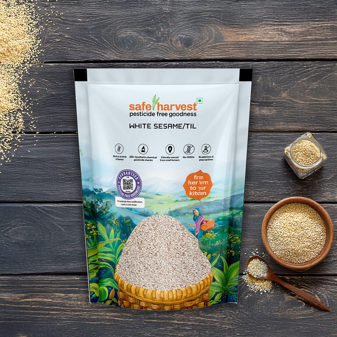White Sesame/ Til Pesticide-Free 100g