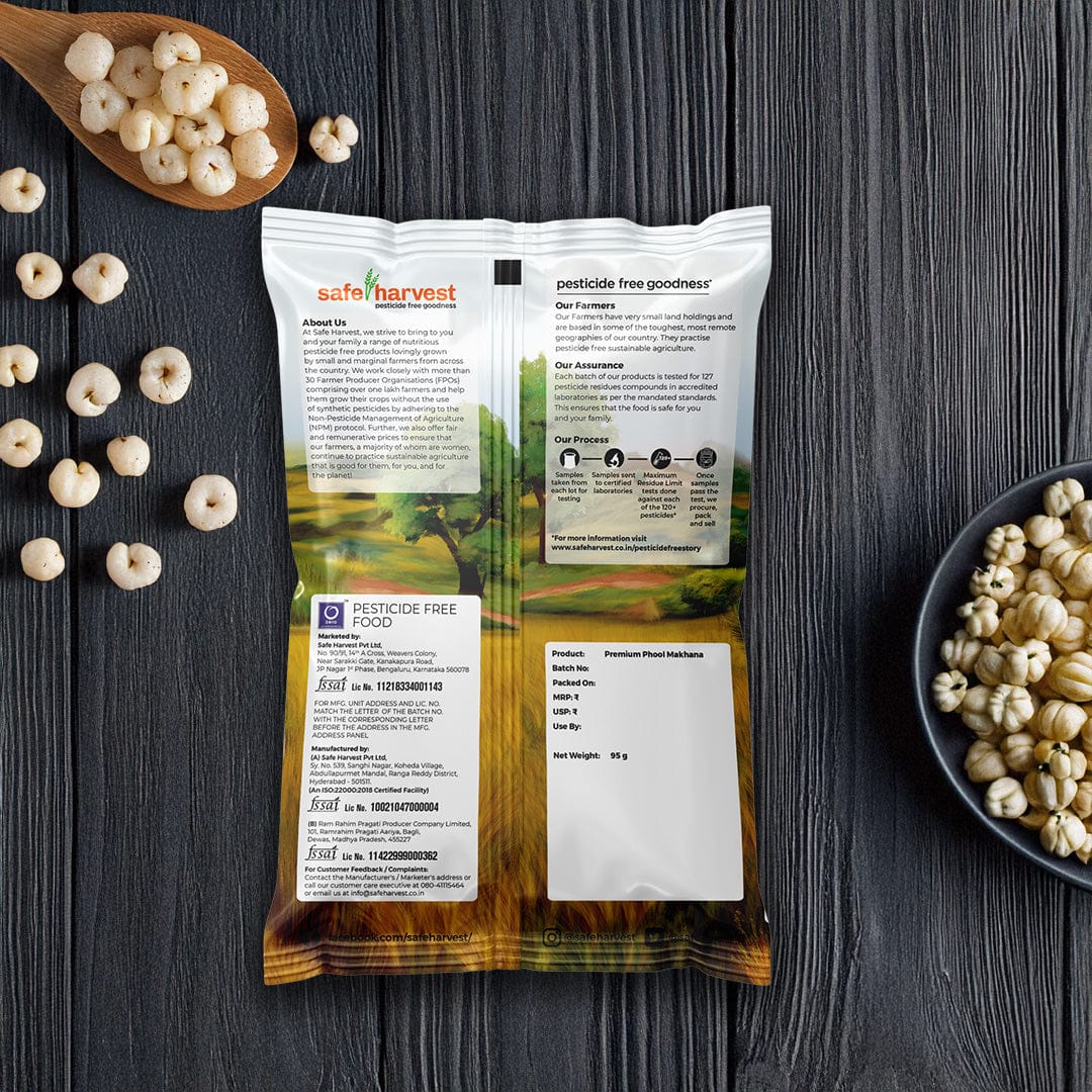 Premium Phool Makhana Pesticide-Free