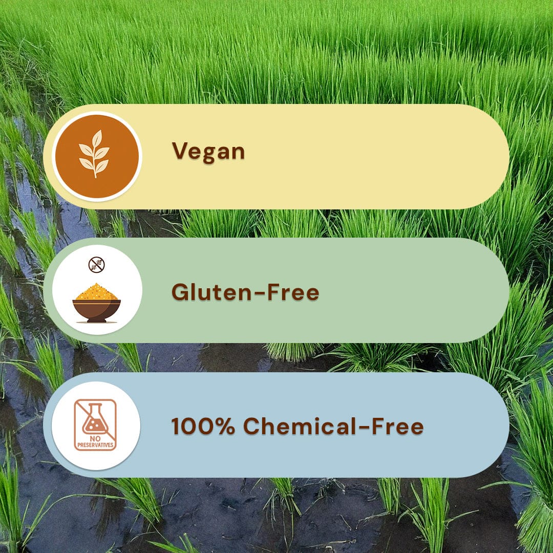 Safe Harvest puffed rice murmura benefits - vegan, gluten-free, 100% chemical-free